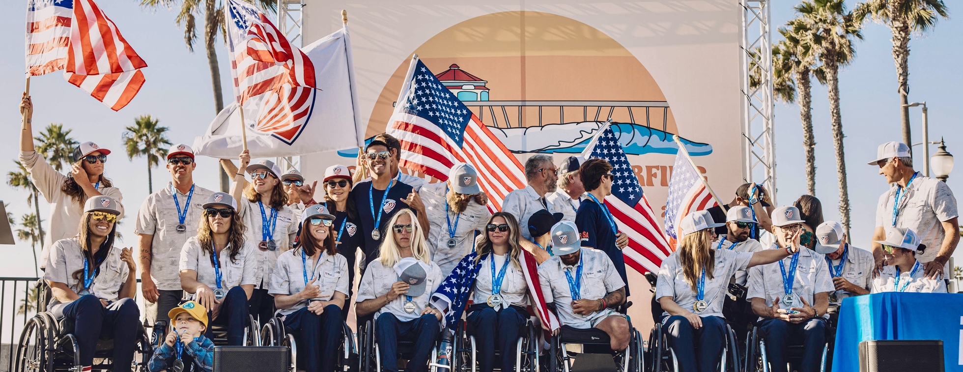 Support for the 2025 ISA World Para Surfing Championship Team